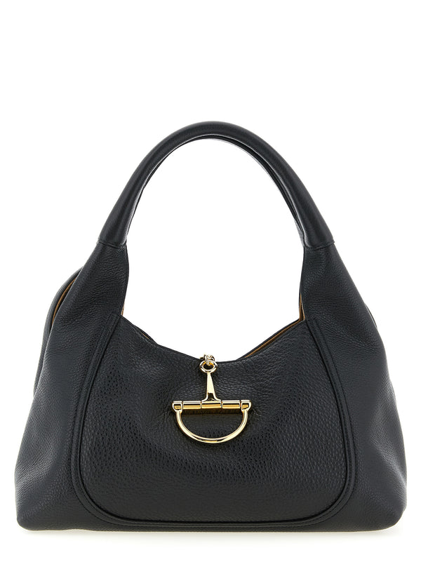 Gucci Softbit Shoulder Bags Black