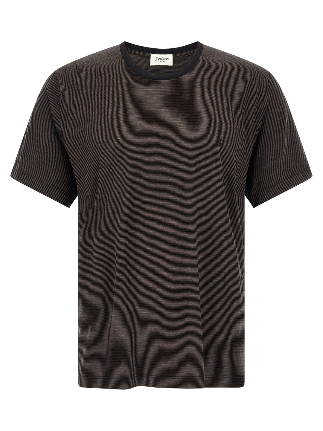 Saint Laurent Cassandre T-shirt - Brown | dc562a2f279adbbe9b0d7a8108170ca4f9267096