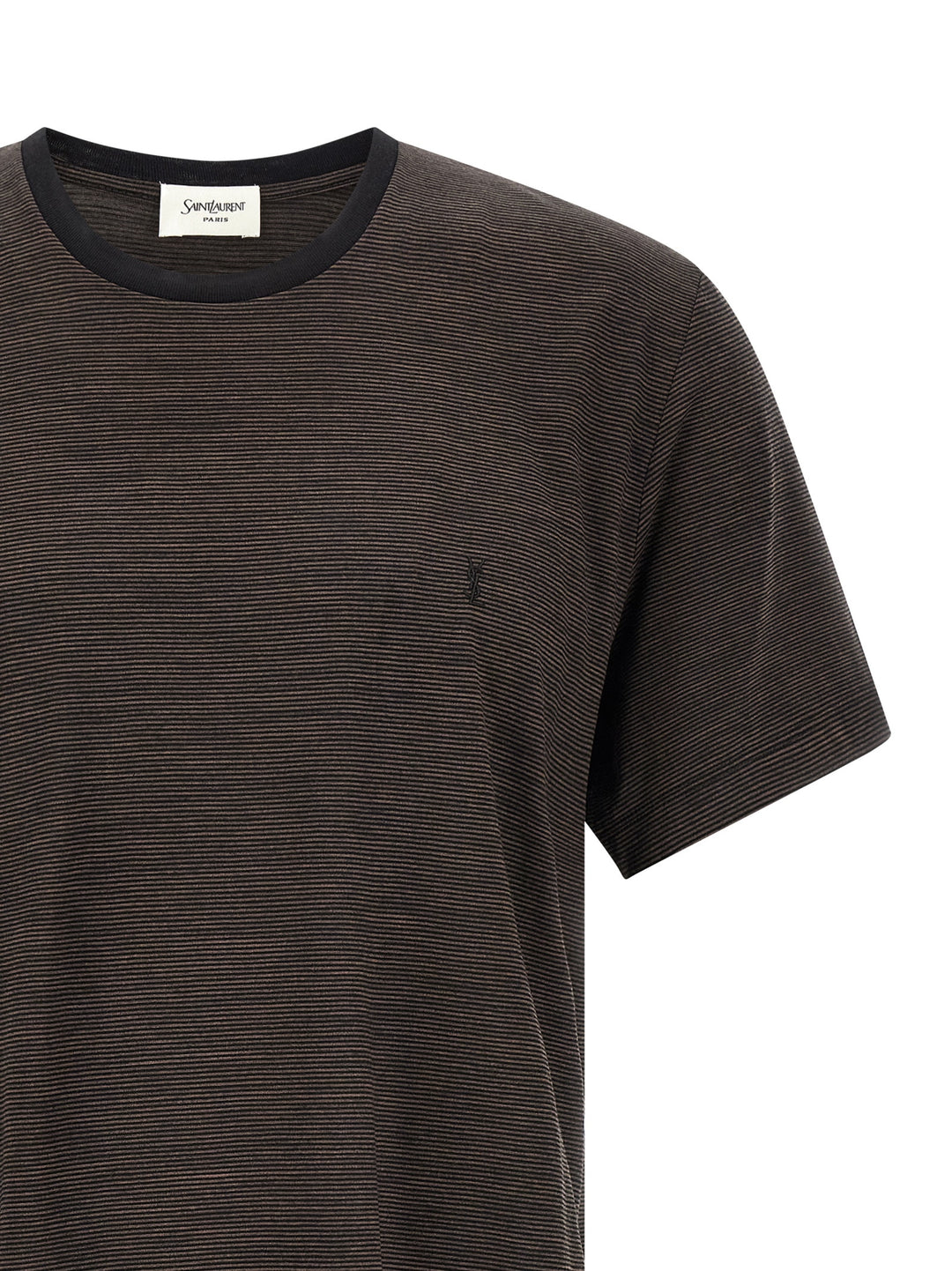 Saint Laurent Cassandre T-shirt - Brown | 9ca12a2545f30d4d3d74099c2259727c911f0ce4