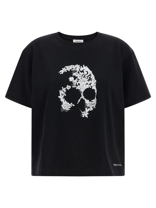 Skull T-Shirt White/Black
