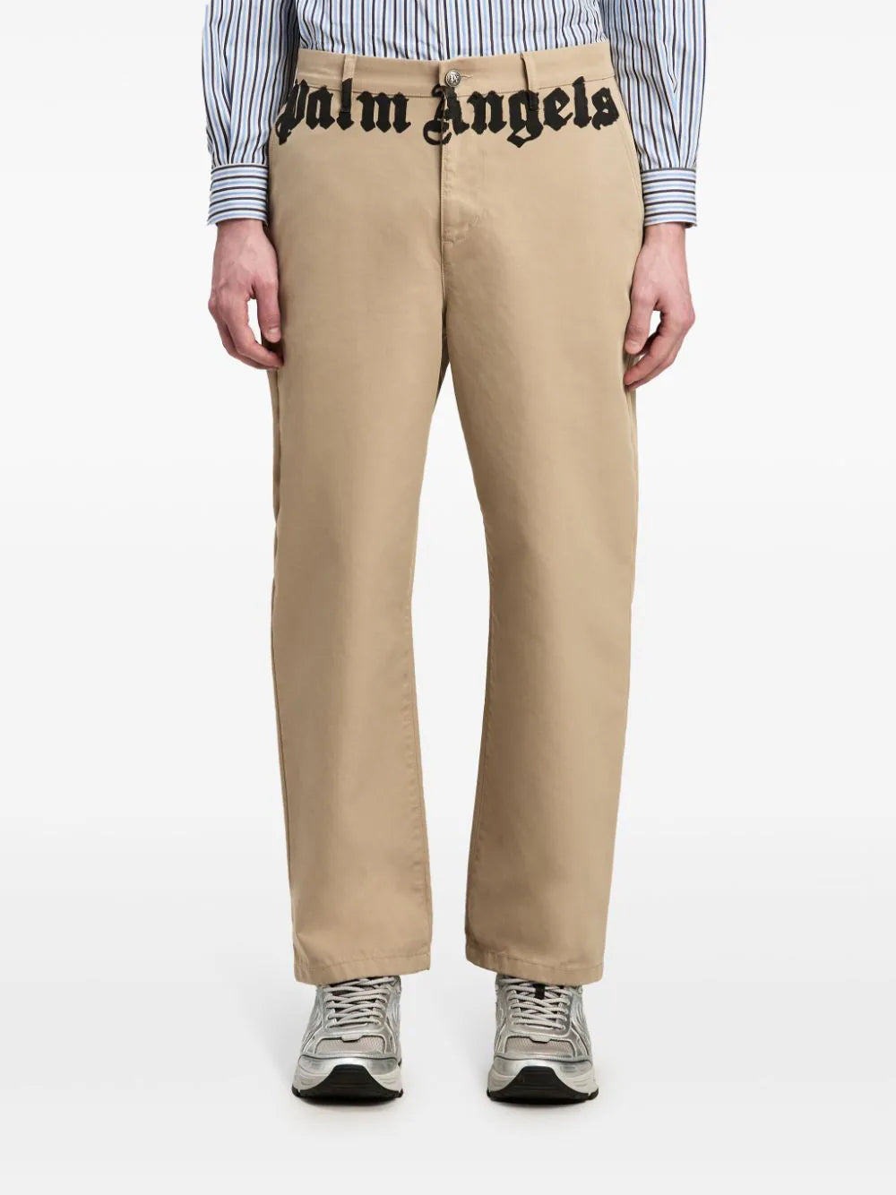 Chinos with print