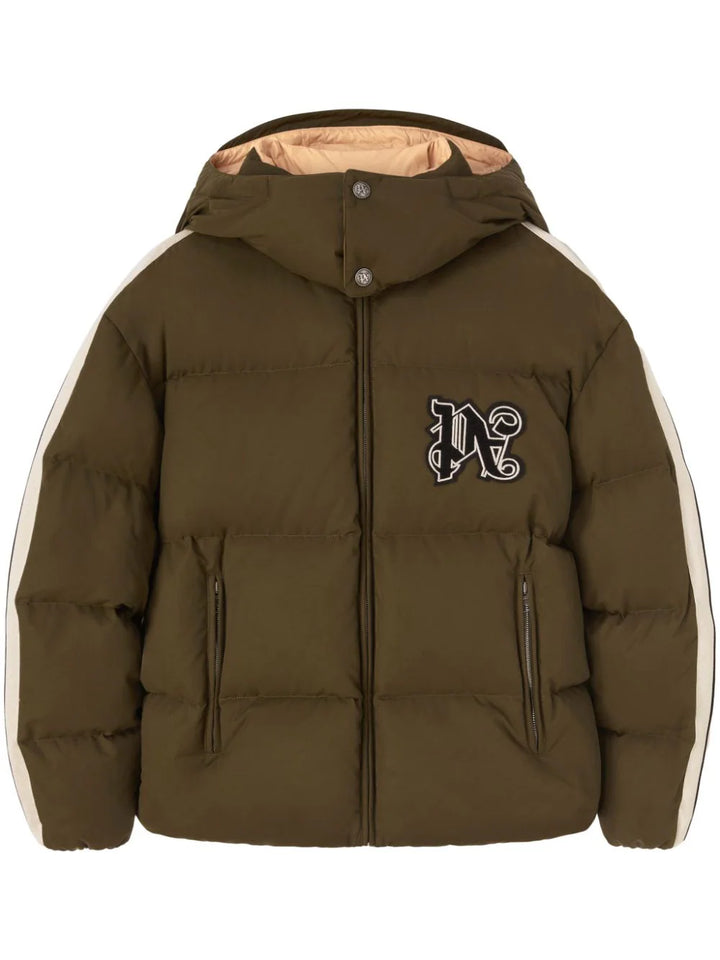 Down jacket with monogram