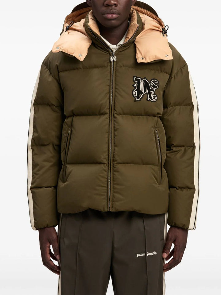 Down jacket with monogram