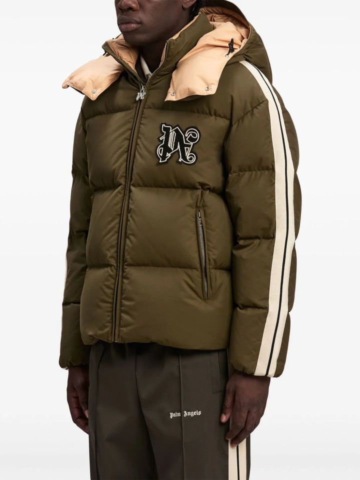 Down jacket with monogram