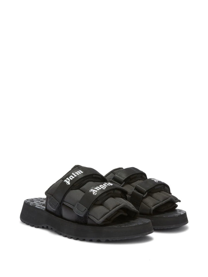 Moto-P slide sandals with hook and loop closure for Suicoke