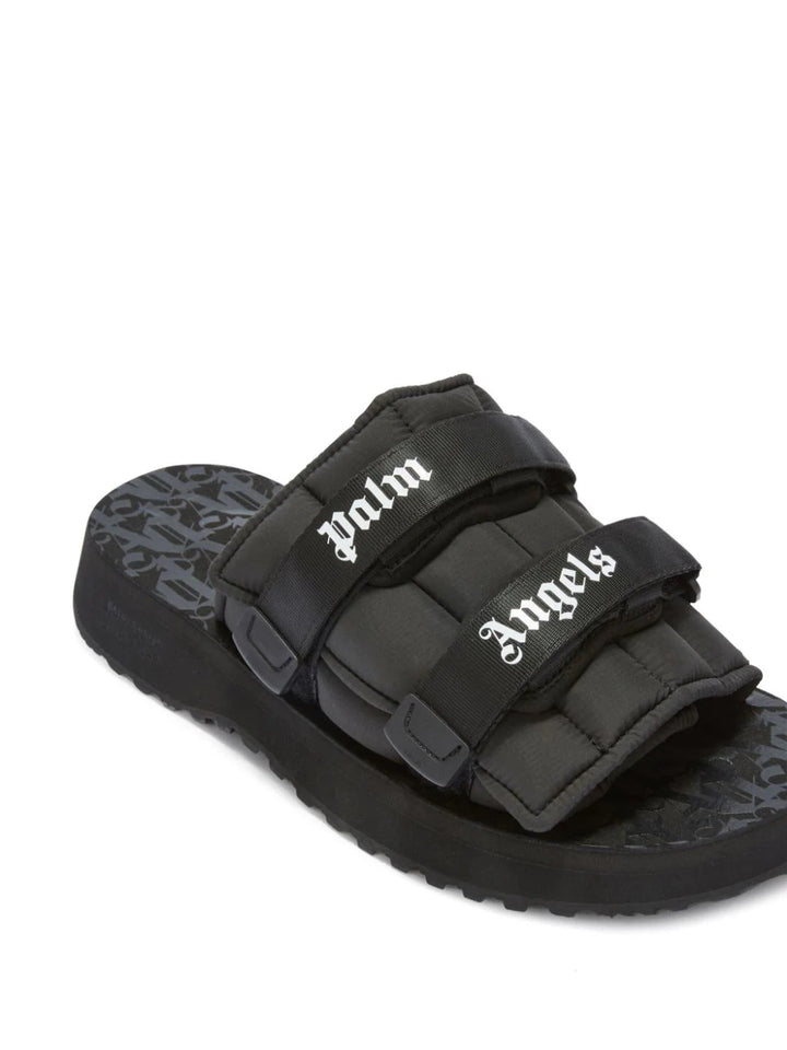 Moto-P slide sandals with hook and loop closure for Suicoke