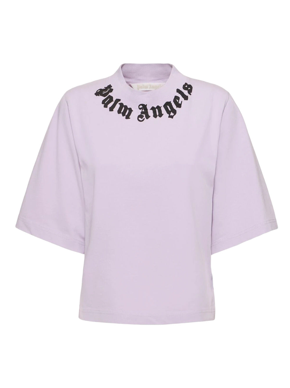 Neck logo cropped tee