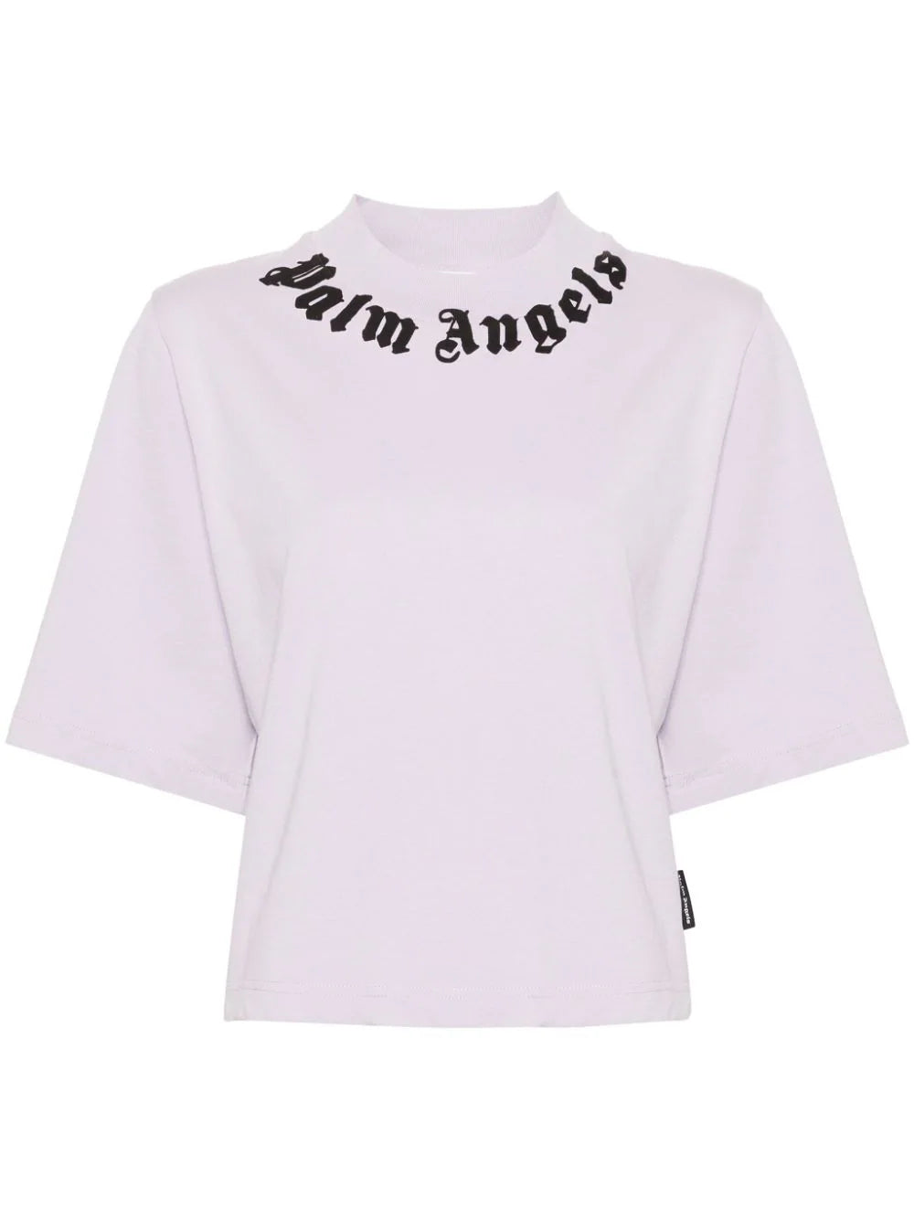 Neck logo cropped tee