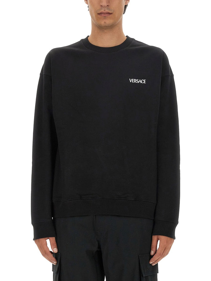 Versace Sweatshirts - Black | Wanan Luxury