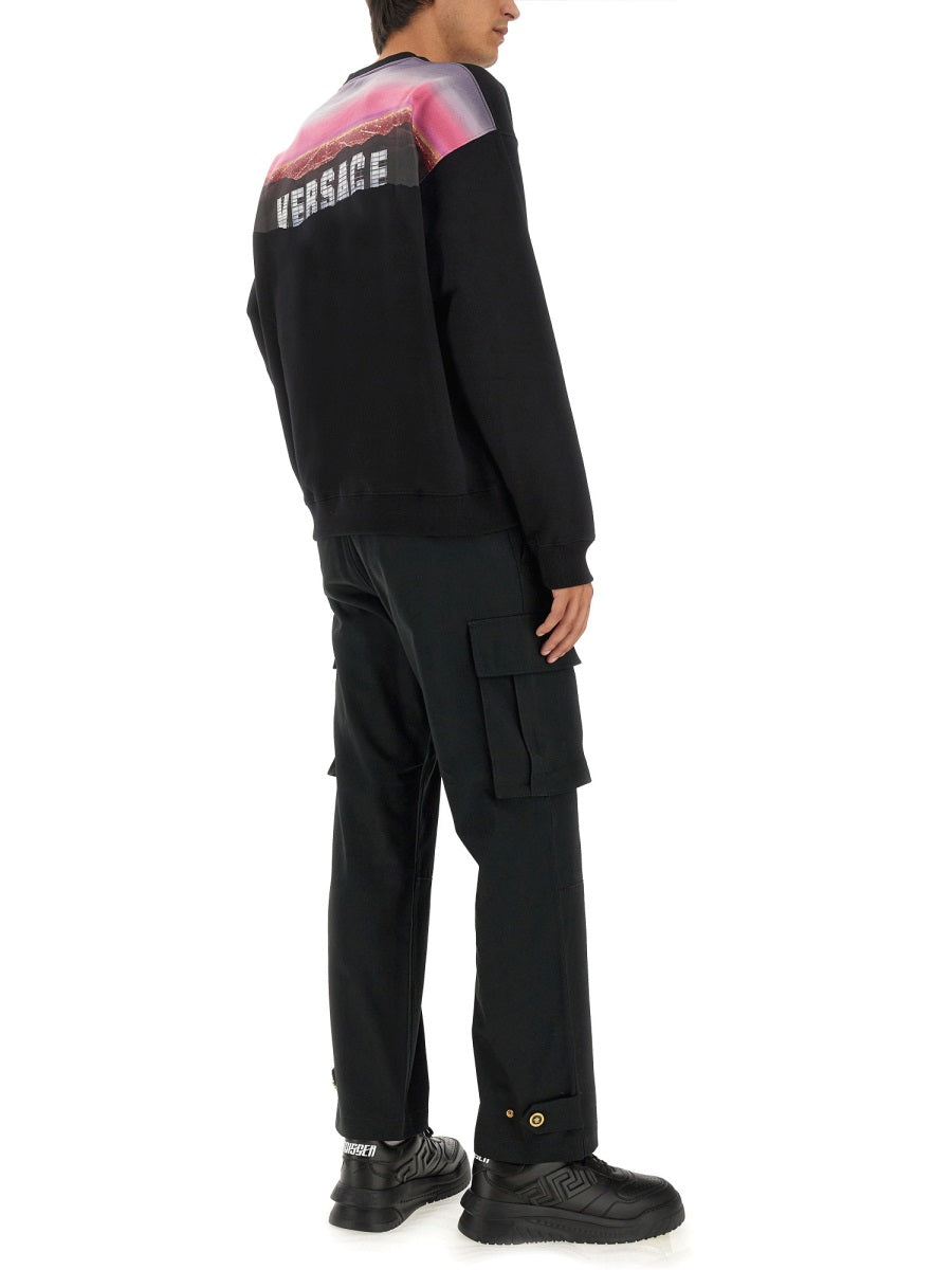 Versace Sweatshirts - Black | Wanan Luxury