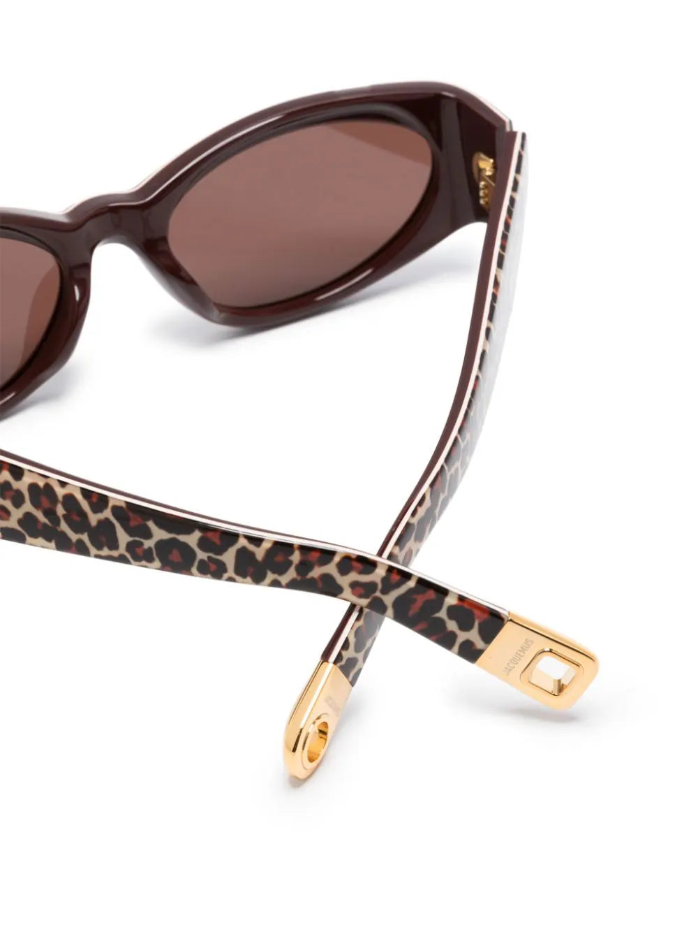 Leopard oval sunglasses