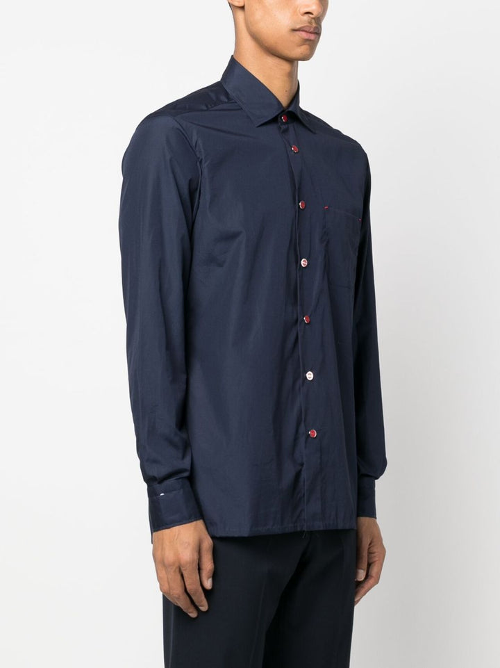 long-sleeved cotton shirt