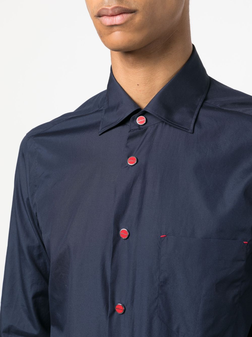 long-sleeved cotton shirt