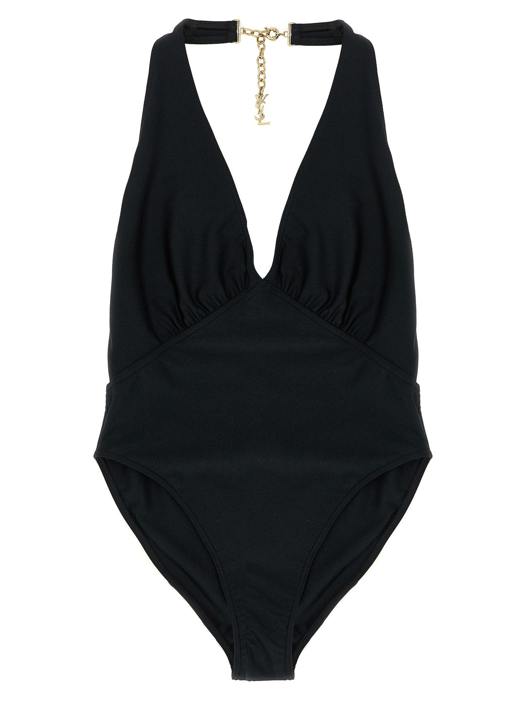 Saint Laurent Cassandre Beachwear - Black | ba7617ac48baf8fe51a2fa3944c9b4d08ff0c695