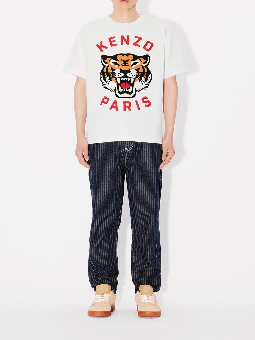 Lucky tiger emb oversize tee