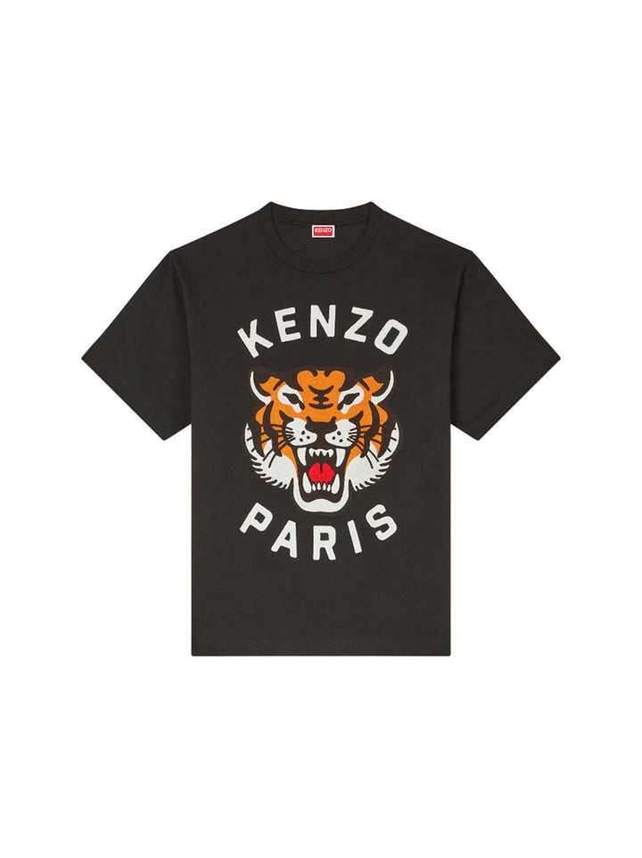 Lucky tiger emb oversize tee