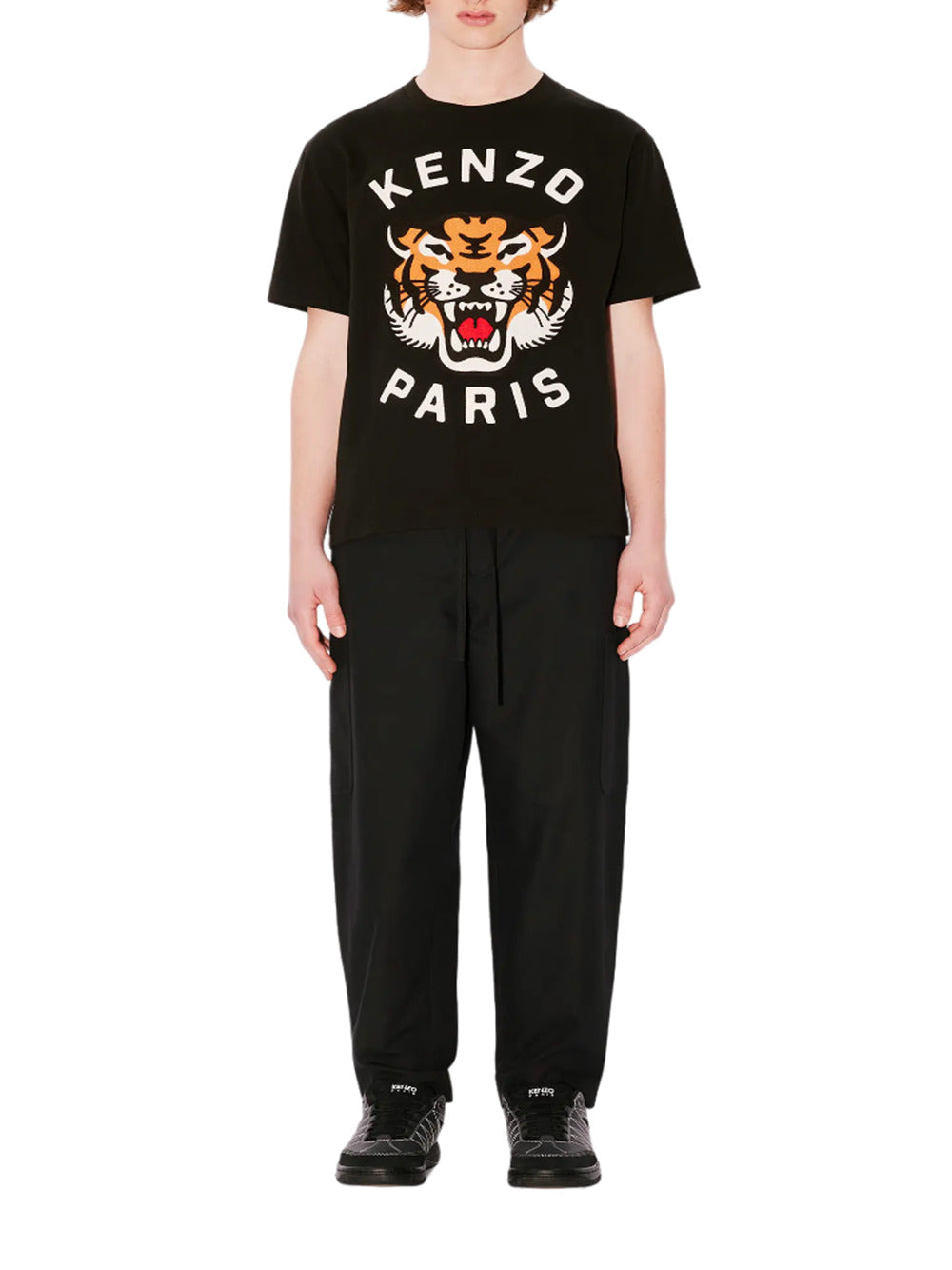 Lucky tiger emb oversize tee