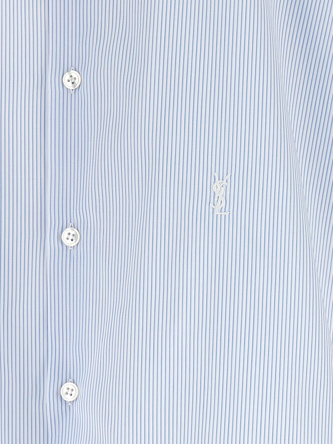 Saint Laurent Cassandre Shirt and Blouse - Light Blue | 5875eea517a9abc1d4f450318d5f41e02b9dfcac