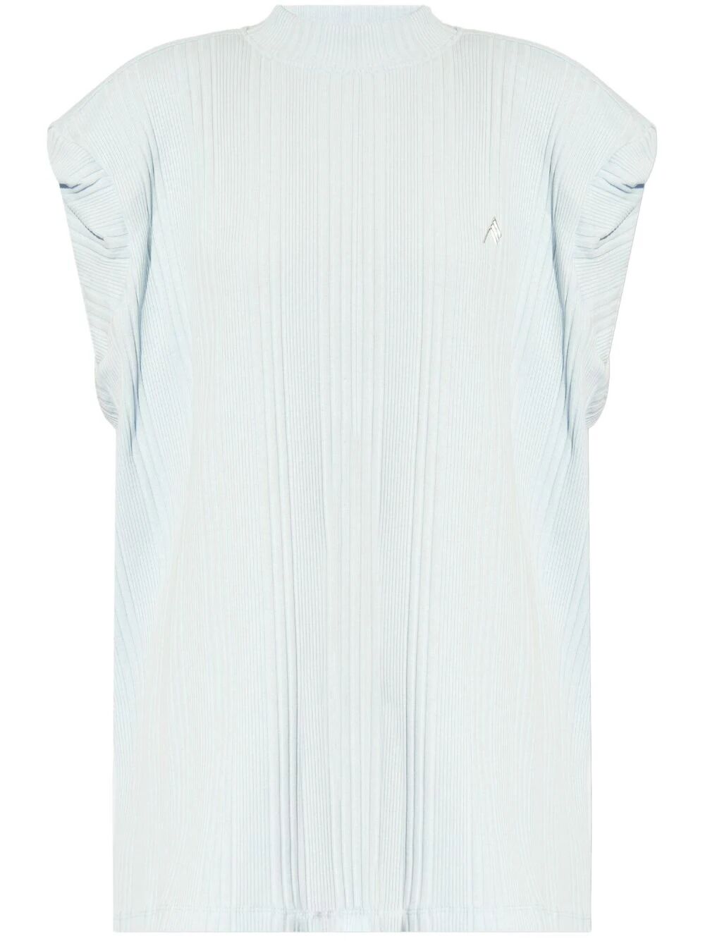 Ribbed top with embossed logo