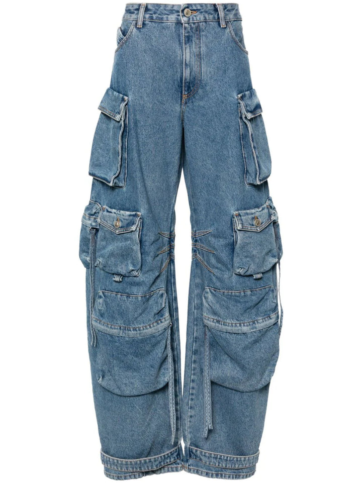 Fern wide leg cargo style jeans