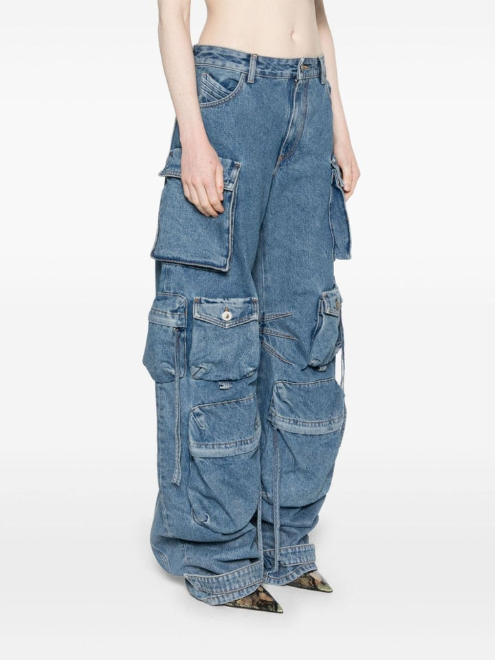 Fern wide leg cargo style jeans