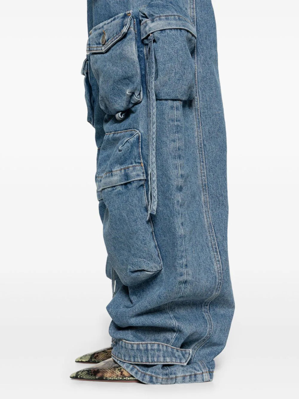 Fern wide leg cargo style jeans