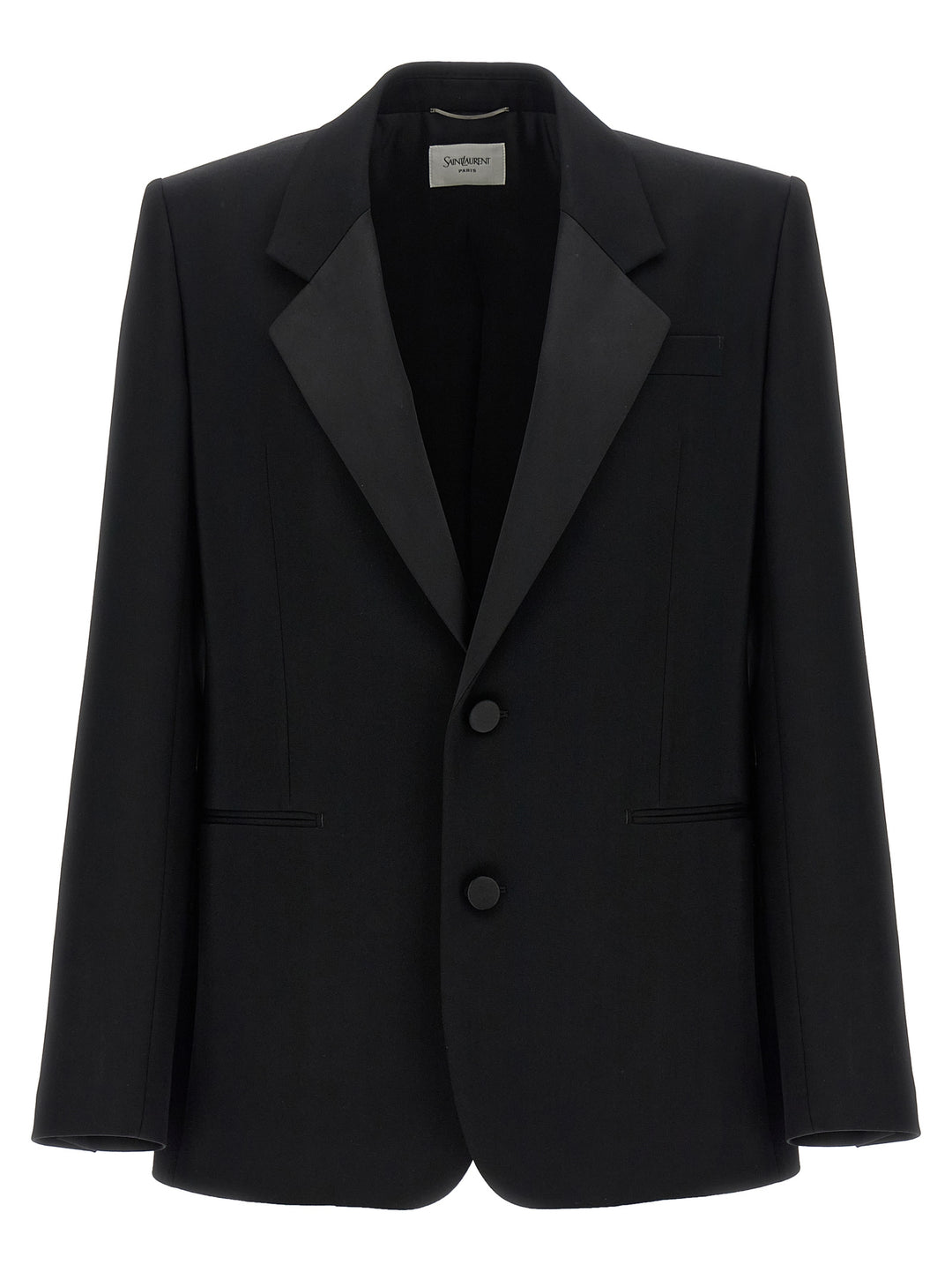 Saint Laurent Smoking Blazer - Black | f5f904df57e03a6a77180bff0575945ac353e2e5