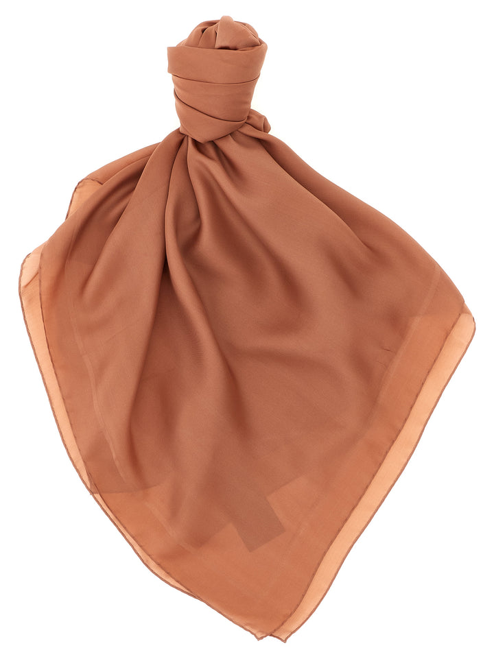 Saint Laurent Cassandre Scarves and Foulards - Brown | 5b3dc11ca3f487f5a97d92a08549db69cb4363be