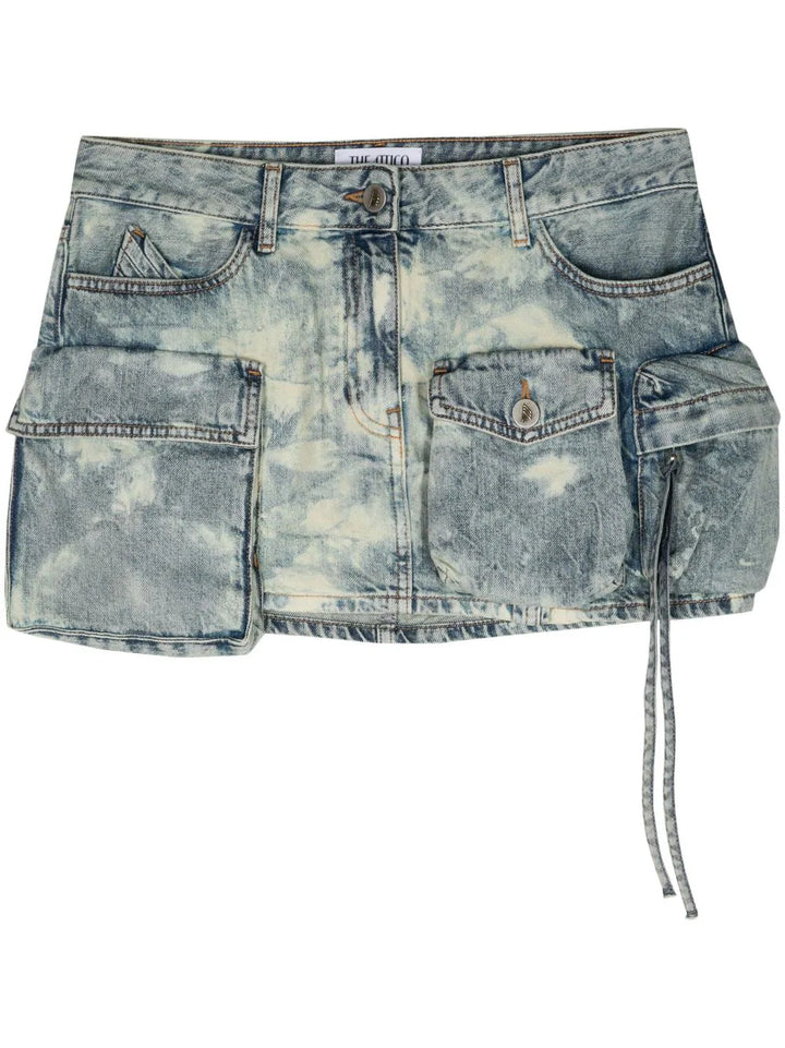 Fay miniskirt with lightened effect