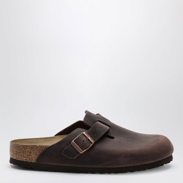 Habana Oiled Leather Boston Clogs By Birkenstock