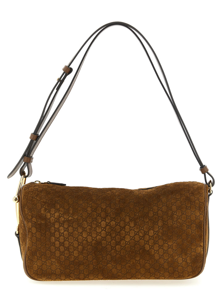Gucci Gucci Half Horsebit Shoulder Bags - Brown | 56b9506104dca00865491ab281319af6abef63be
