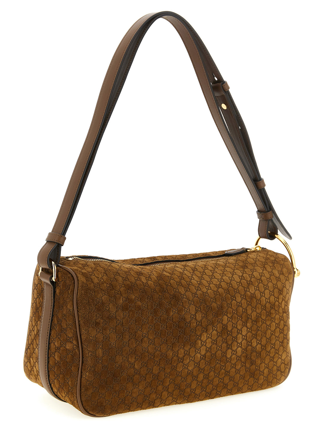 Gucci Gucci Half Horsebit Shoulder Bags - Brown | cb9a4970c0a8c5c7fdbafa5aaed9f7b94d32a99a