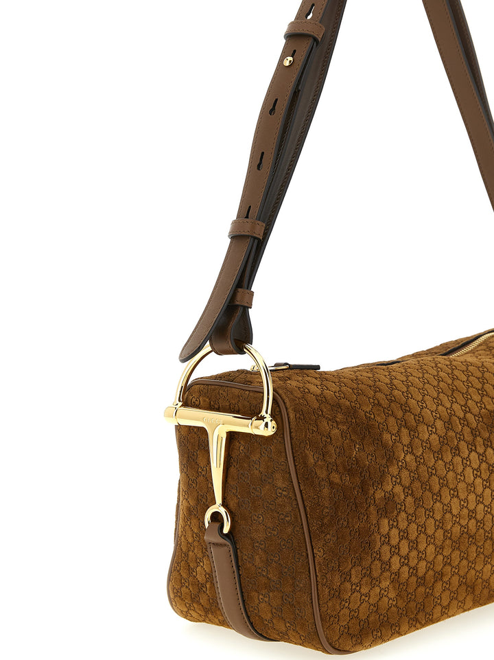 Gucci Gucci Half Horsebit Shoulder Bags - Brown | e122b9f08cdd1c06c3518030fc7287793b73d9e2
