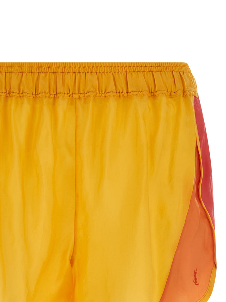 Saint Laurent Color-Block Shorts Bermuda and Short - Multicolor | f70cb267135e28d084f7f0ba2ccb3005306f5111