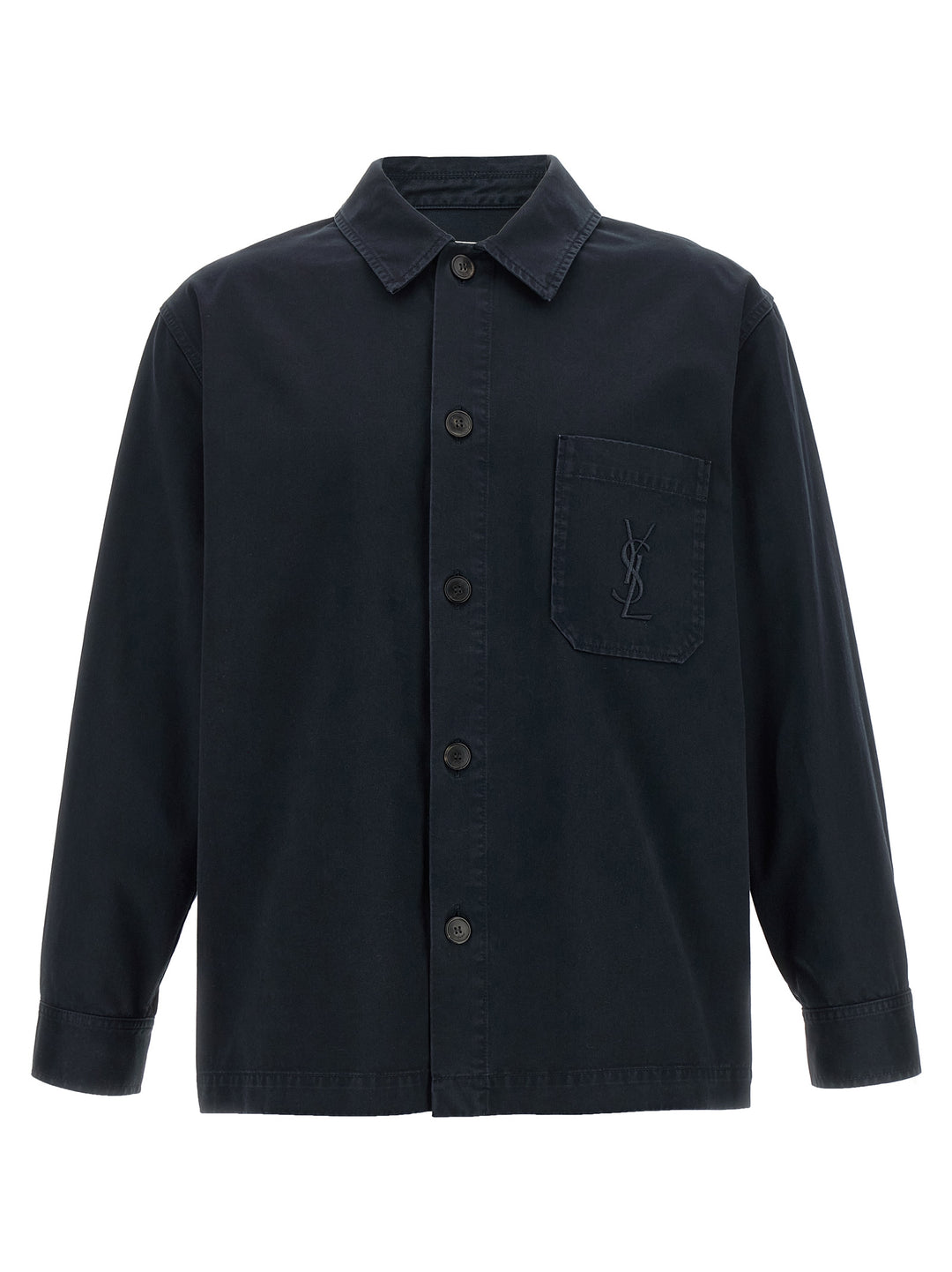 Saint Laurent Cassandre Shirt and Blouse - Blue | 76ea2e9e9e657f153e5f615a2972cad7b8becde1