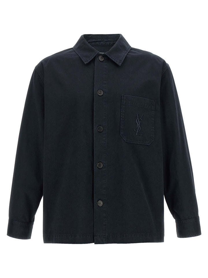 Saint Laurent Cassandre Shirt and Blouse - Blue | 76ea2e9e9e657f153e5f615a2972cad7b8becde1