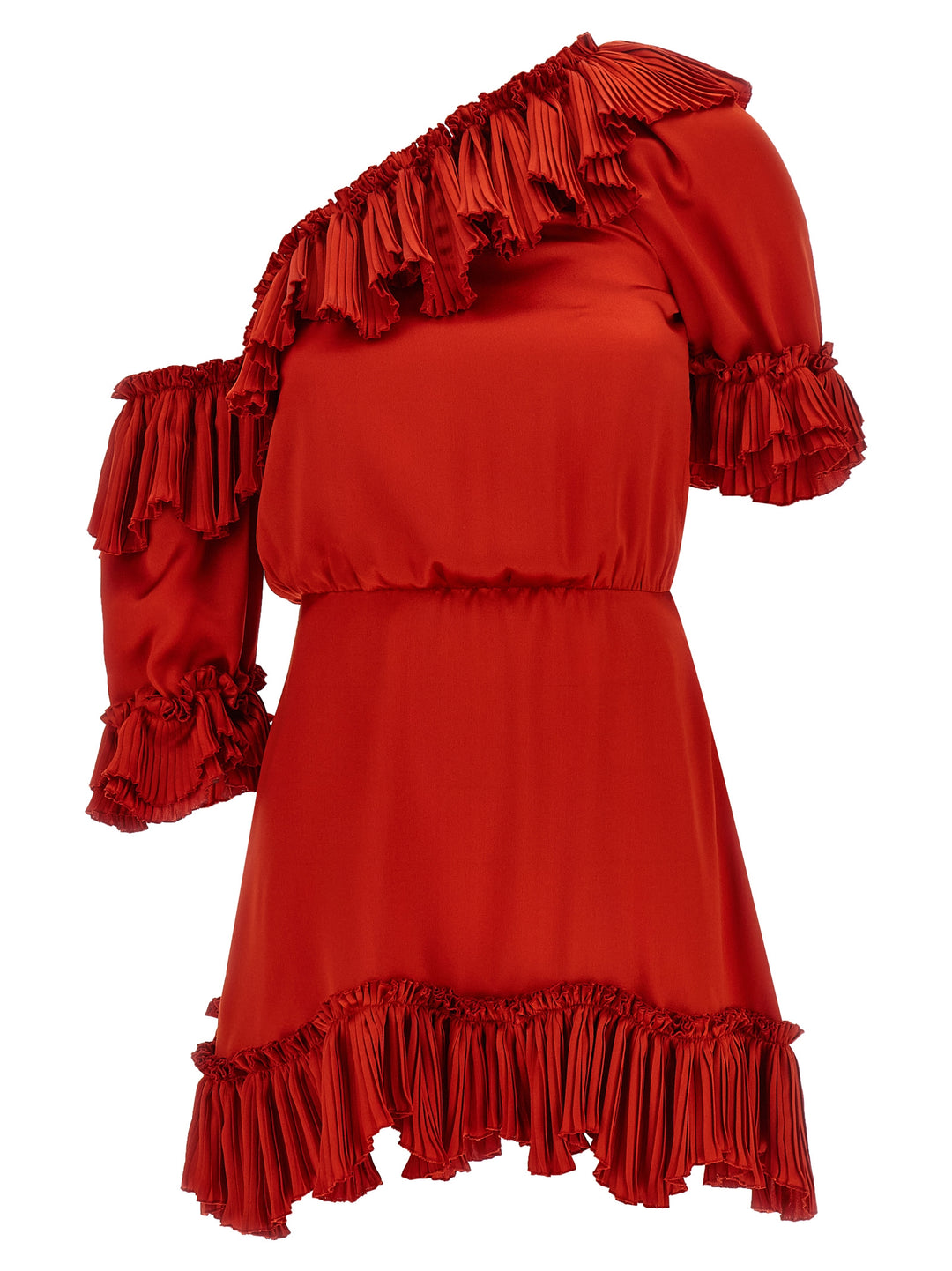 Saint Laurent Silk Dress Dresses - Red | e6fddaad295594745224d77cc3a70a0f1ad4025e