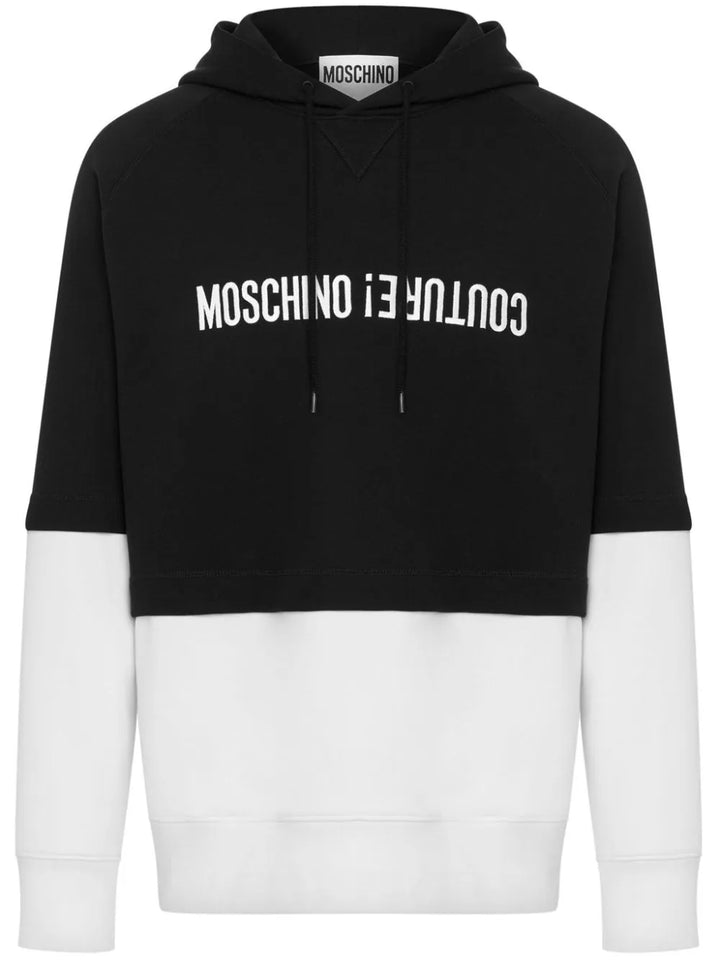 Sweatshirt with color-block design