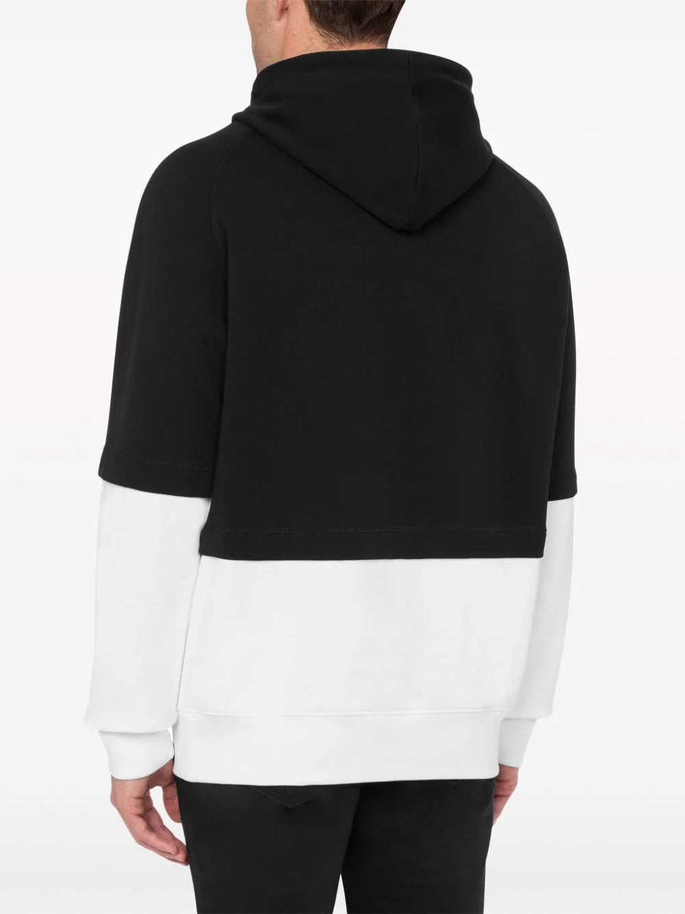 Sweatshirt with color-block design