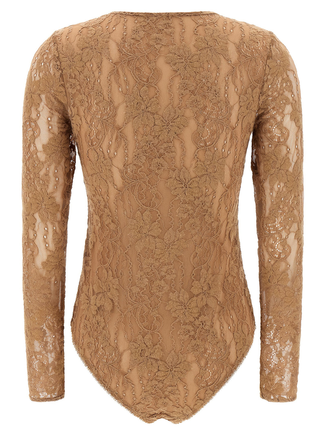 Zimmermann Lace Bodysuit Tops - Beige | 92fb21ab20616edd2daaa4118a3af618b5b6e031