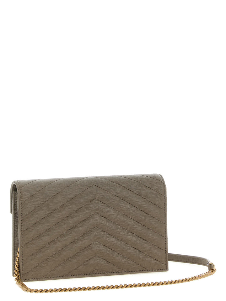 Saint Laurent Envelope Crossbody Bags - Brown | f82eda2b929ded5940b4dfdb39af45736a6fadf6
