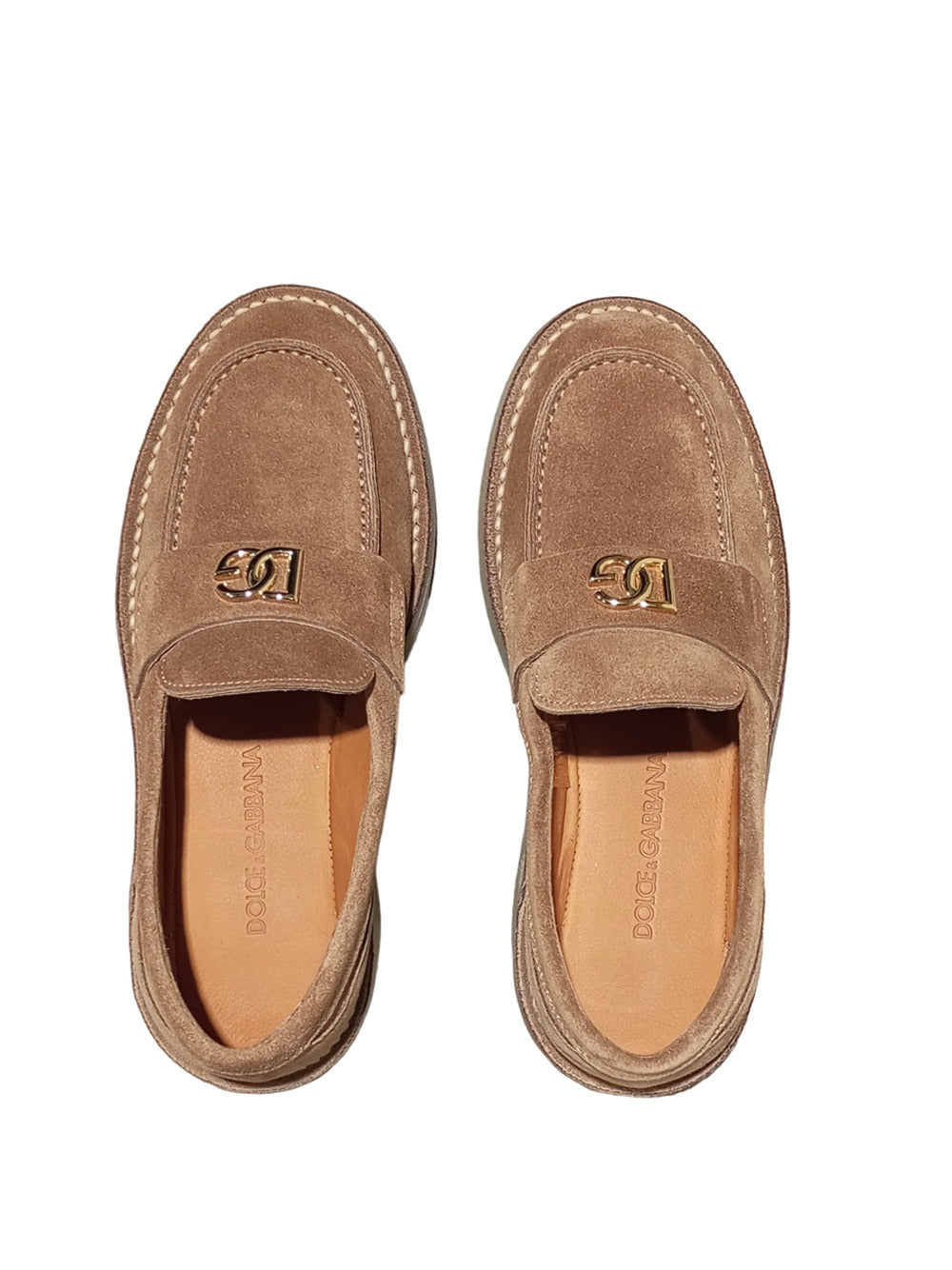 Loafers with DG plaque