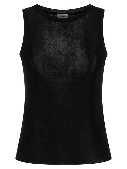 Viscose Top Tops Black