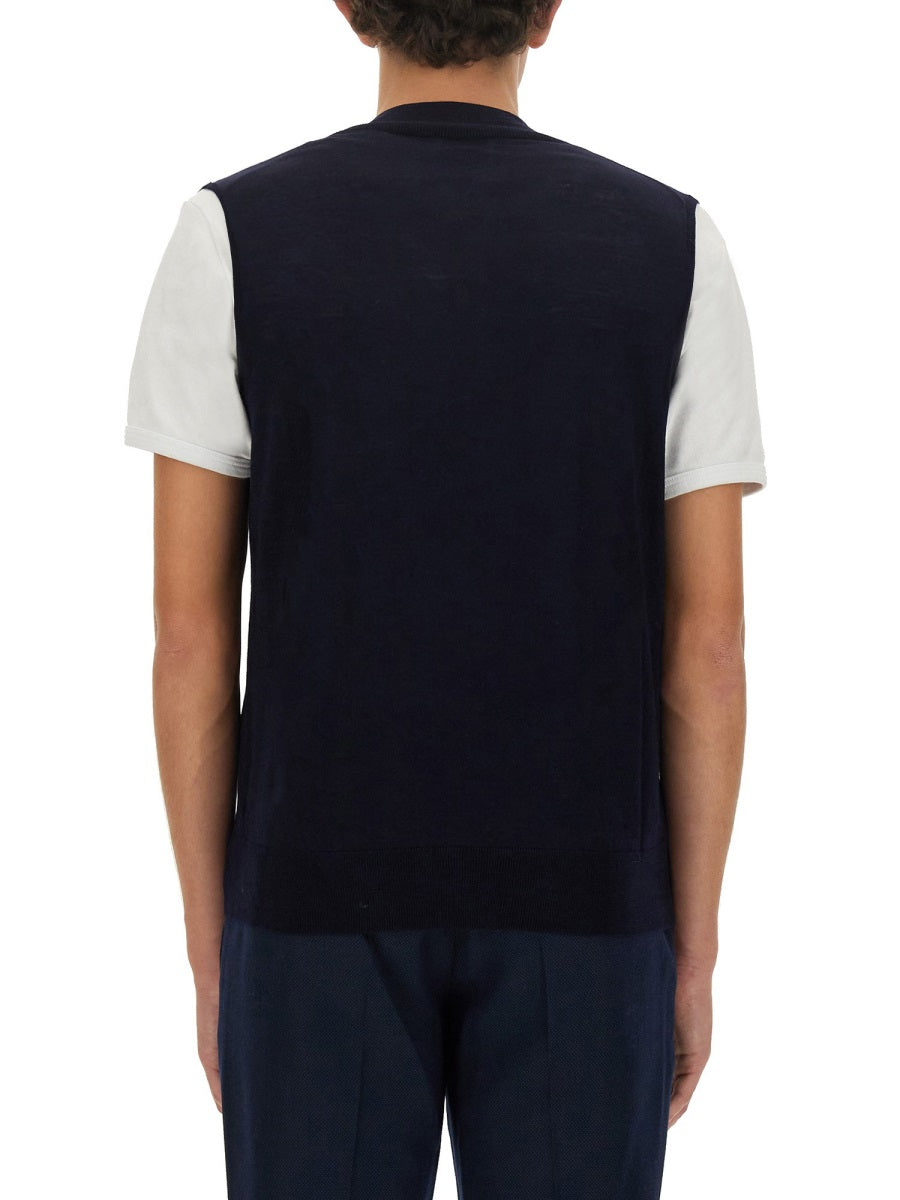 Ballantyne Gilet - Blue | Wanan Luxury