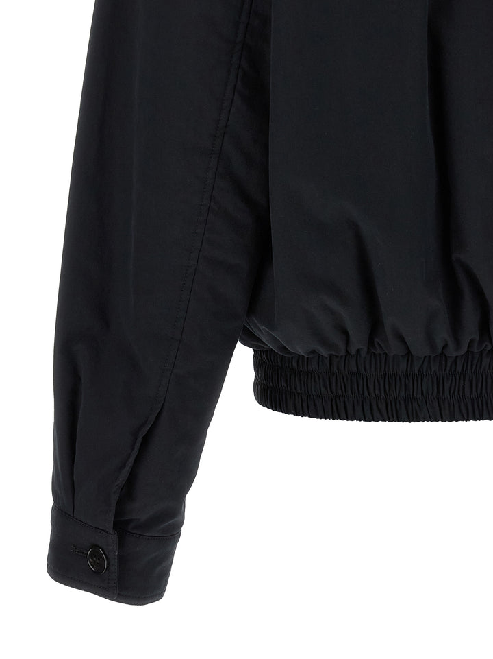 Saint Laurent Cassandre Puffer Jackets - Black | c91aee5a95418f0680396b8763f62121ded03acb