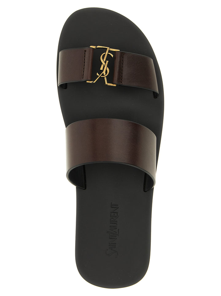 Saint Laurent Babylone Sandals - Brown | ee7f69d7959a9db9f66cf30c4a38894e7ab68858