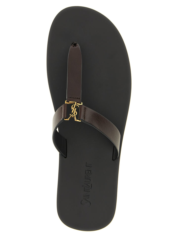 Saint Laurent Babylone Sandals - Brown | ffe0578606c3029614c65e0fdc9a2e771d2a5e1d