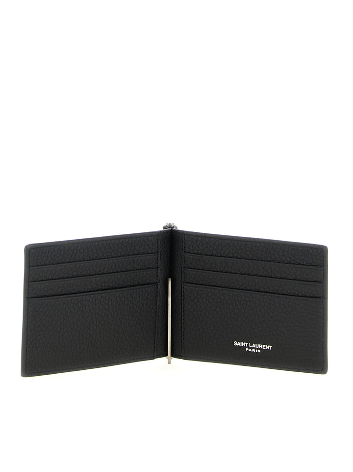 Saint Laurent Tiny Cassandre Wallets and Card Holders - Black | f5c49ef6befe958dd5b1546c1c137dfd36605473