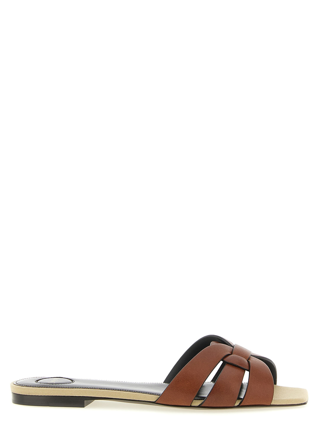 Saint Laurent Tribute Sandals - Brown | fd236f21e0a1342bf942a670354bf40fd151bee8