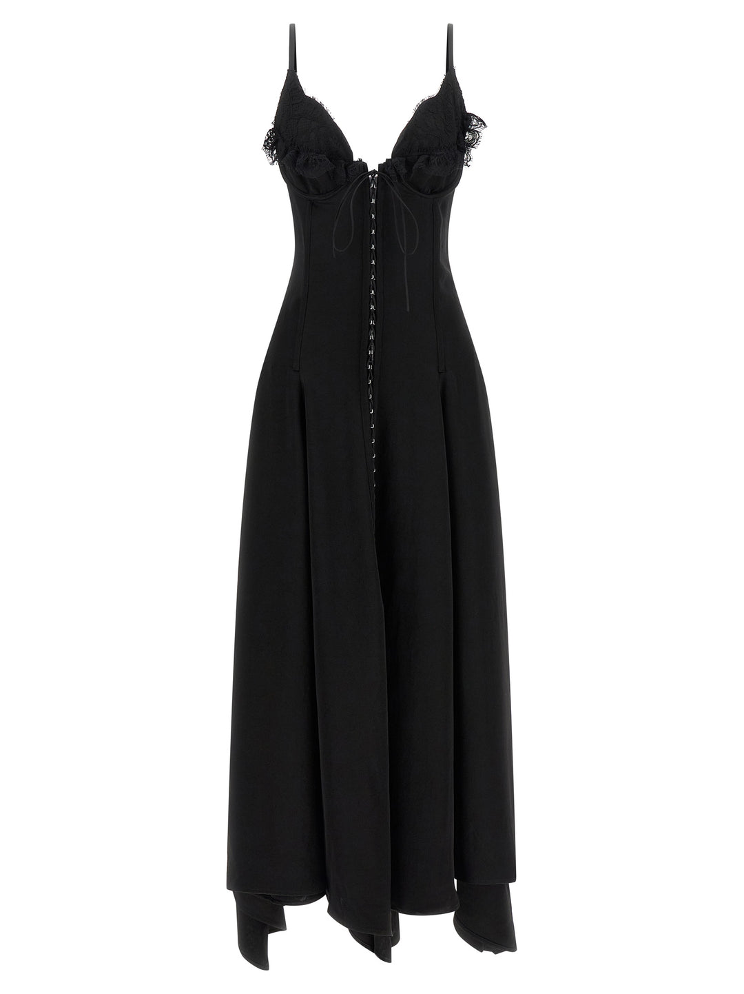 Mcqueen Gancini Dress Dresses - Black | 03df00b84285ca99ee9824b6373e31ac8df59033